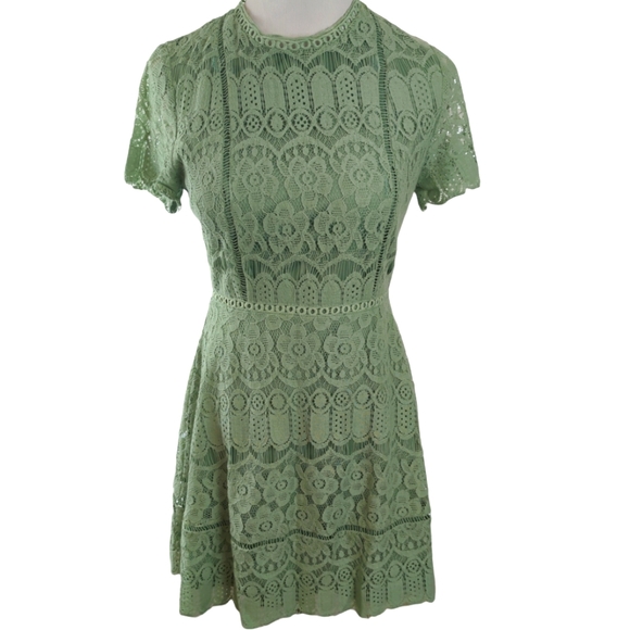 altar'd state green lace dress | Dresses | Altard State Moss Color Womens Small Not Available on Meta